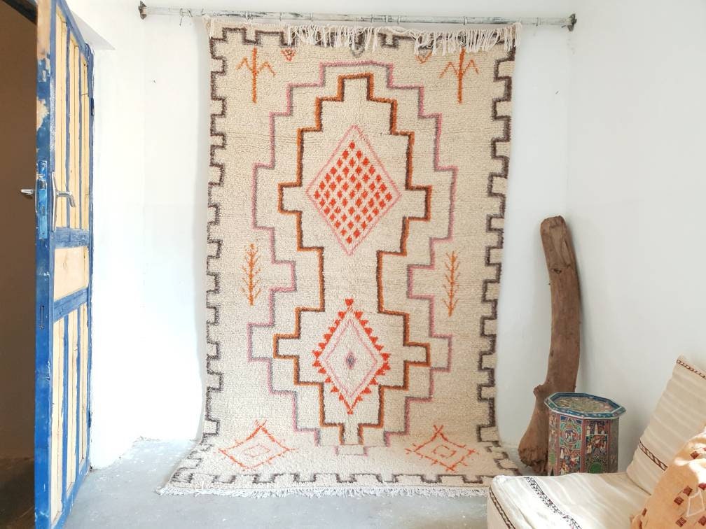 Fine Moroccan rug, Original Artist rug by ME Azilal rug Zayania designer rug berber colorful rug bedroom rug living room rug