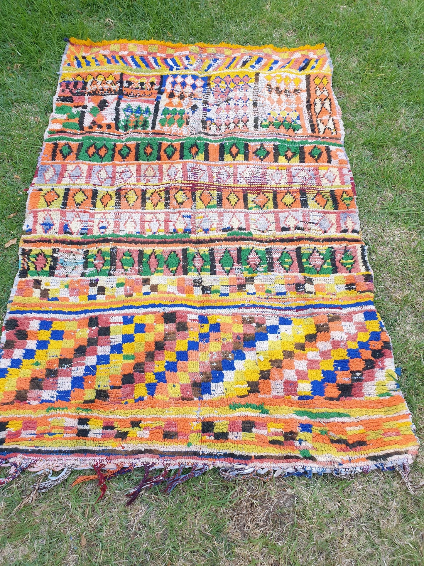 50% OFF CLOSING SALE Vintage Moroccan Rug 5x7.5 Gorgeous Midcentuy Rug | Vintage Boujaad Rug | Boujad Rug | Bedroom rug