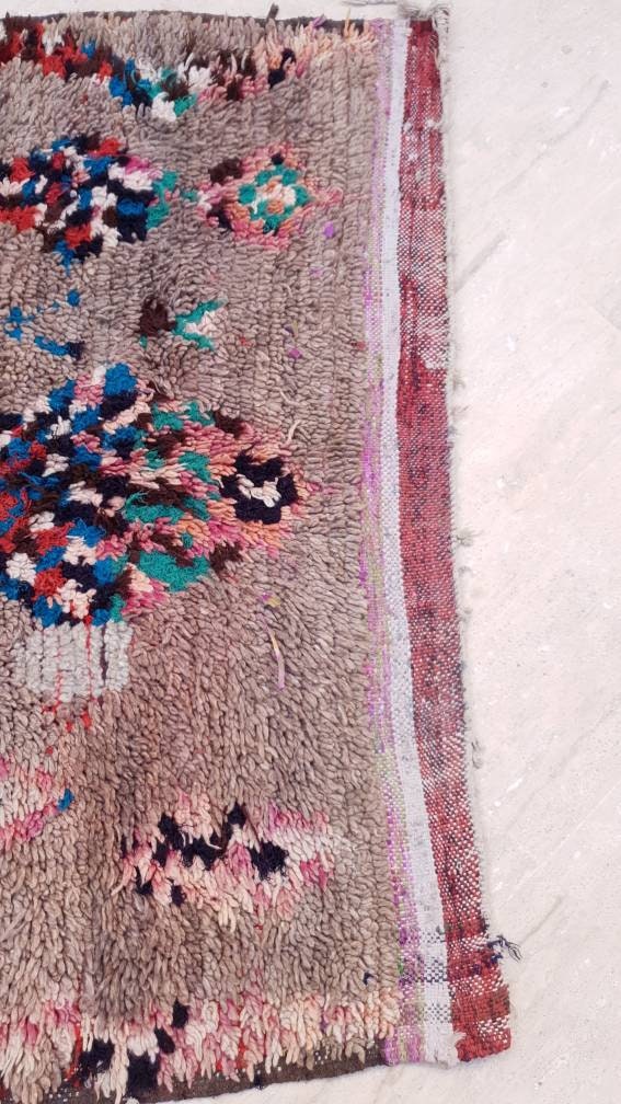 50% OFF CLOSING SALE Vintage Moroccan Rug 4.8x10.3 Gorgeous trubal rug, wool berber rug, boujad rug handmade rug living room berber rug