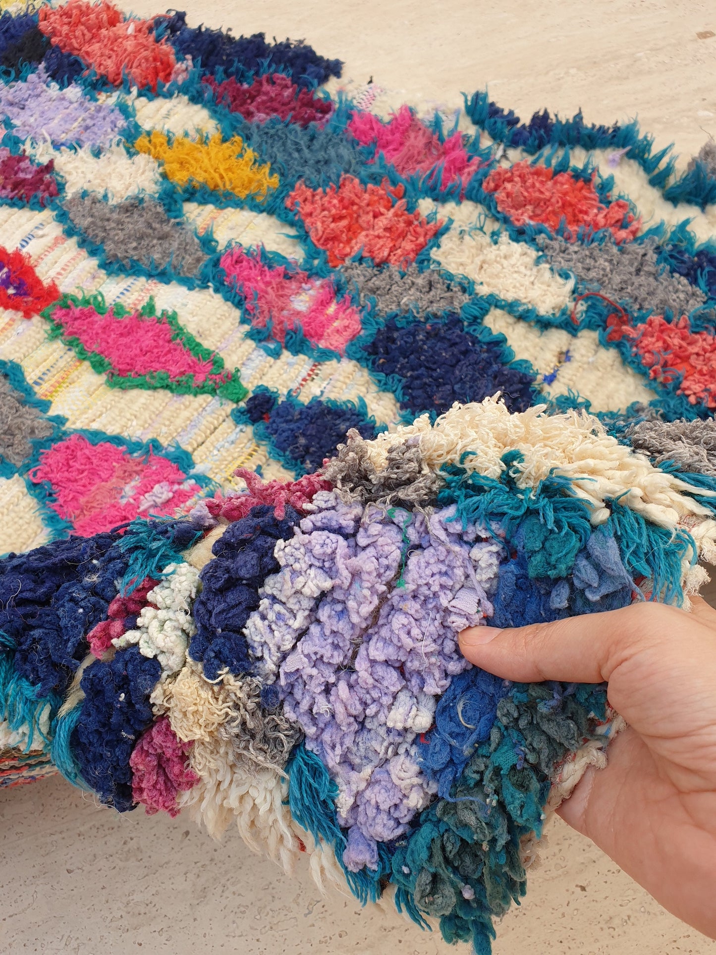 50% OFF CLOSING SALE Vintage Moroccan Rug 3x5.7 Gorgeous Vintage Boujaad Rug | Wool Berber Azilal Rug | Rare Tribal rug | accent rug