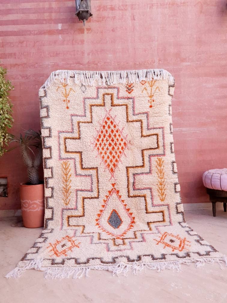 Fine Moroccan rug, Original Artist rug by ME Azilal rug Zayania designer rug berber colorful rug  bedroom rug living room rug