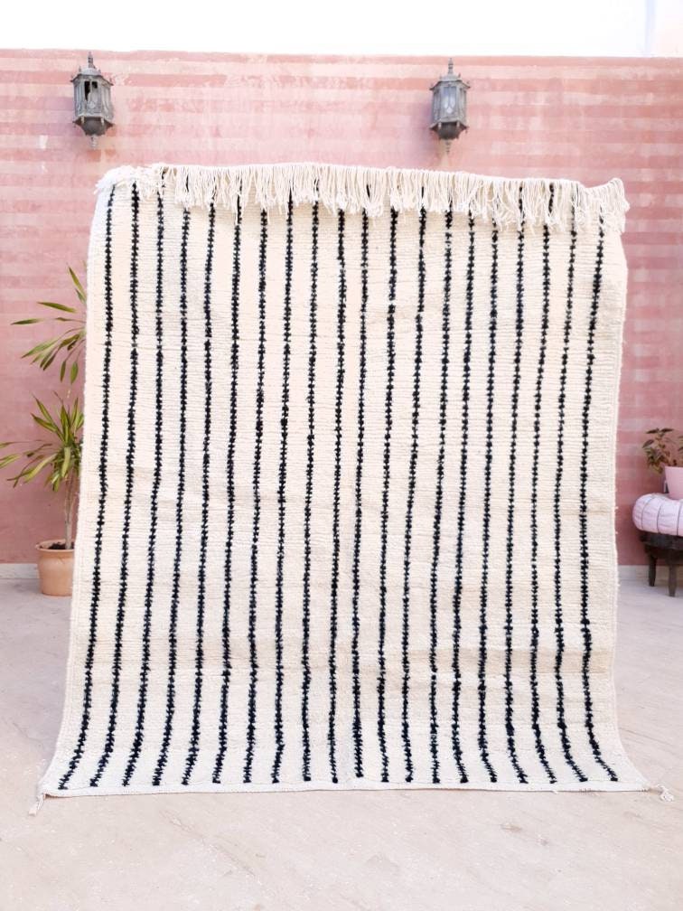 Beni Ourain rug 5x5.9 moroccan rug, soft wool rug, bedroom rug, living room rug, nursery rug, berber wool rug, morrocan bedside rug