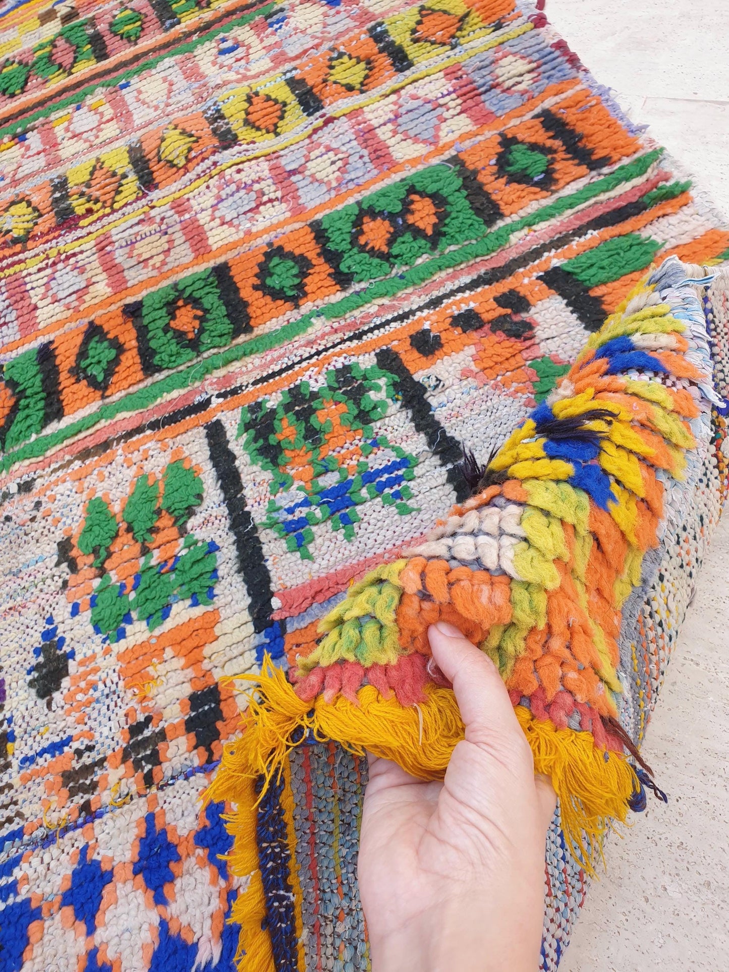 50% OFF CLOSING SALE Vintage Moroccan Rug 5x7.5 Gorgeous Midcentuy Rug | Vintage Boujaad Rug | Boujad Rug | Bedroom rug