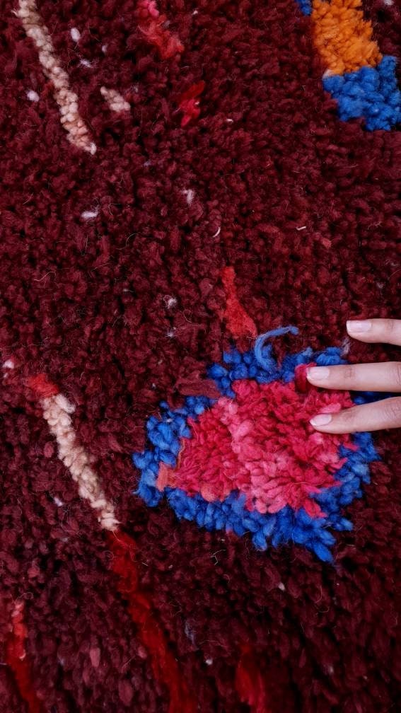 50% OFF CLOSING SALE Gorgeous Moroccan Rug "Refuge" 5.7x8.4 Boujaad rug  Handmade Berber Rug, beni ourain rug Super Pretty Wool rug