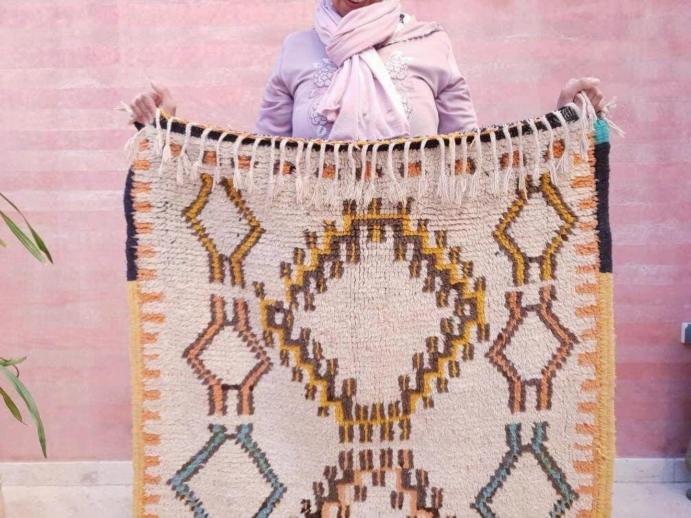 50% OFF CLOSING SALE Vintage Moroccan Rug 3x9 Unique Vintage Runner rug, Berber collector rug berber Rug, Bohemian tribal rug