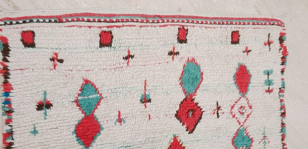 Vintage Moroccan Rug 5x11 Gorgeous Vintage Azilal Rug vintage Berber Rug, large Handmade Rug antique living room rug