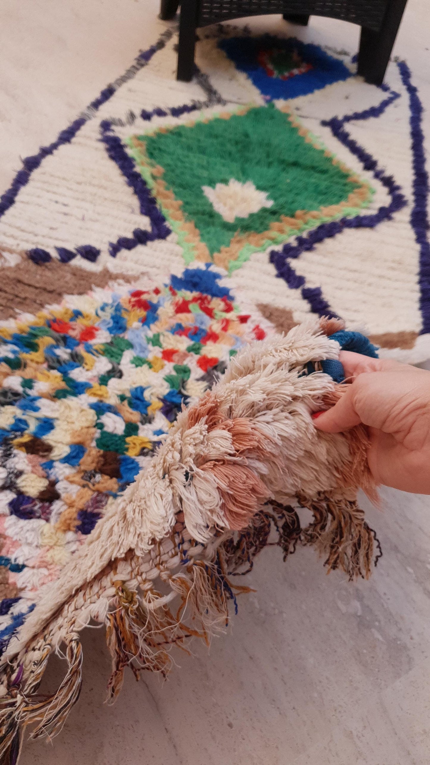 Gorgeous Vintage runner rug 2.4x5.9 beige pink abstract hallway rug, pastel muted tones kitchen rug