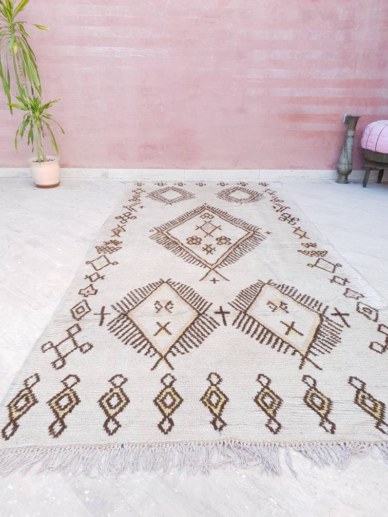 50% OFF CLOSING SALE Vintage Moroccan Rug, Stunning Azilal rug, Antique Morrocan rug, midcentury berber rug bedroom rug living room rug