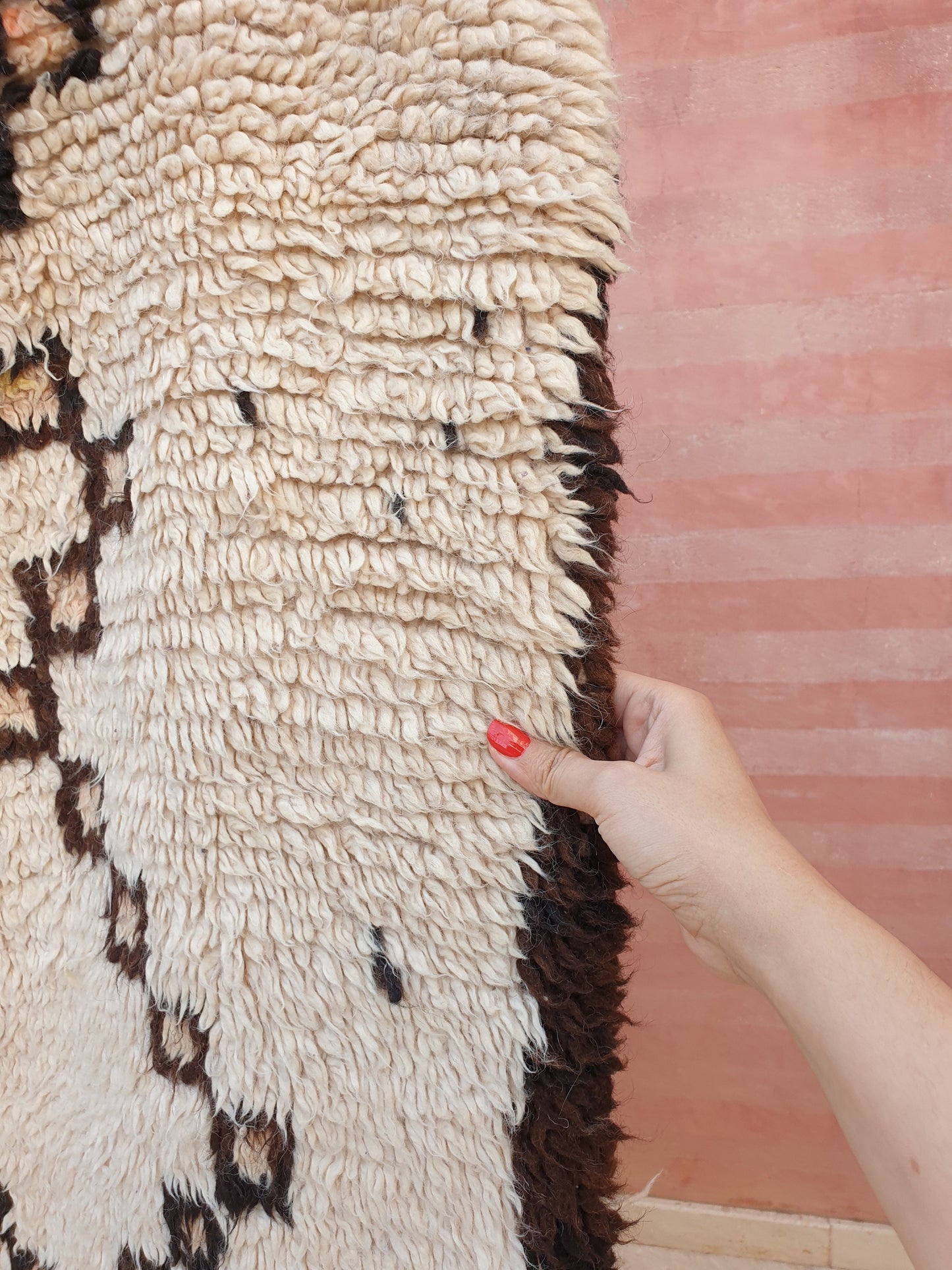 50% OFF CLOSING SALE Vintage Moroccan Rug 5x10.5 Vintage Azilal Rug, Beige Boujaad Rug, Large moroccan rug, berber antique rug