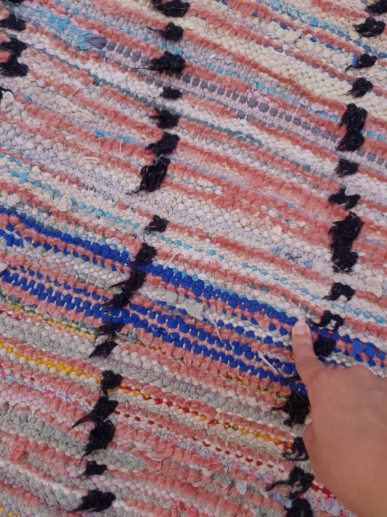 50% OFF CLOSING SALE Vintage Moroccan Rug 3.2x10 Gorgeous Pink boujaad runner rug blush pink berber runner rug boujad kitchen rug