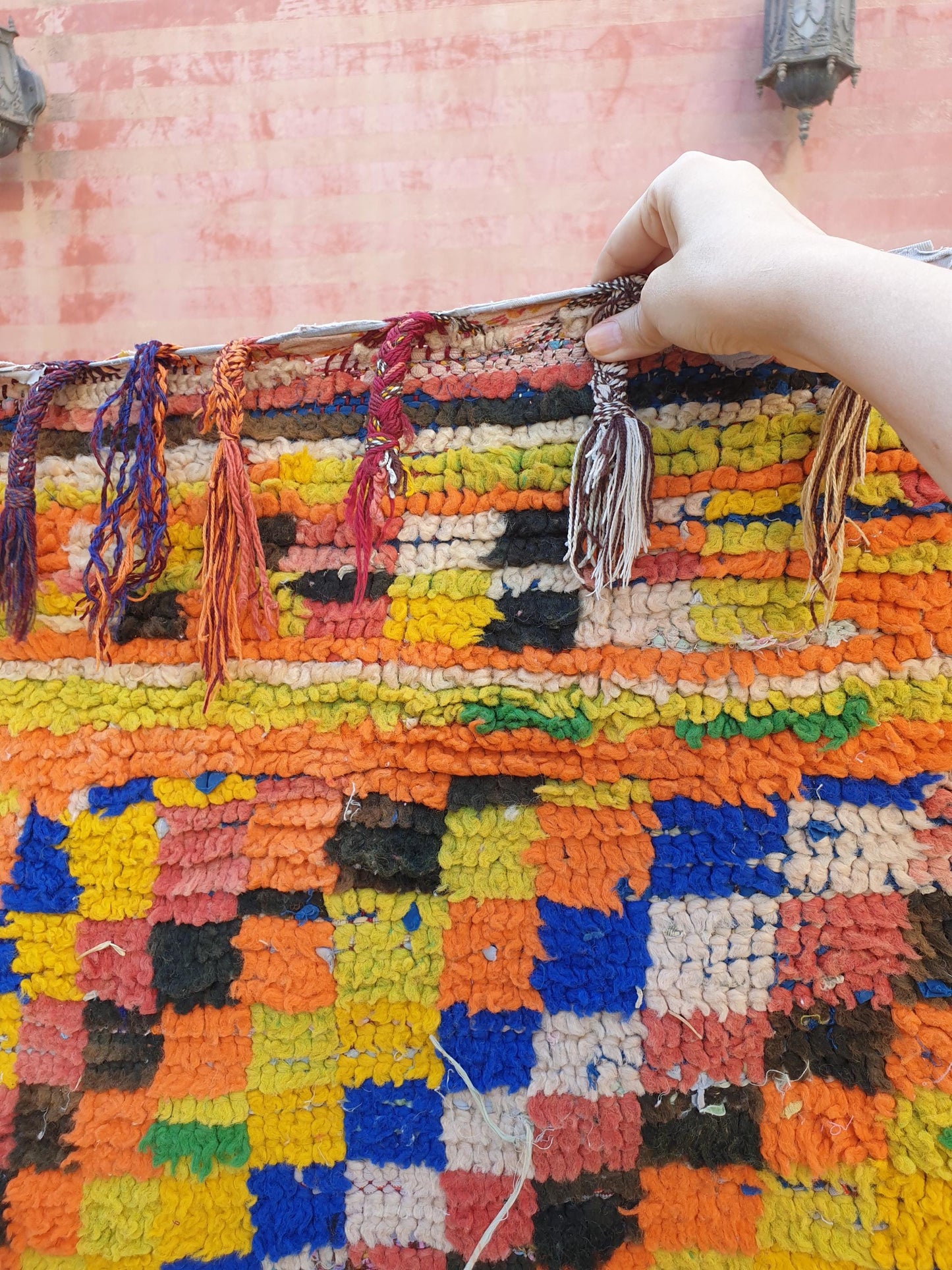 50% OFF CLOSING SALE Vintage Moroccan Rug 5x7.5 Gorgeous Midcentuy Rug | Vintage Boujaad Rug | Boujad Rug | Bedroom rug