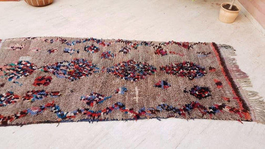 50% OFF CLOSING SALE Vintage Moroccan Rug 4.8x10.3 Gorgeous trubal rug, wool berber rug, boujad rug handmade rug living room berber rug