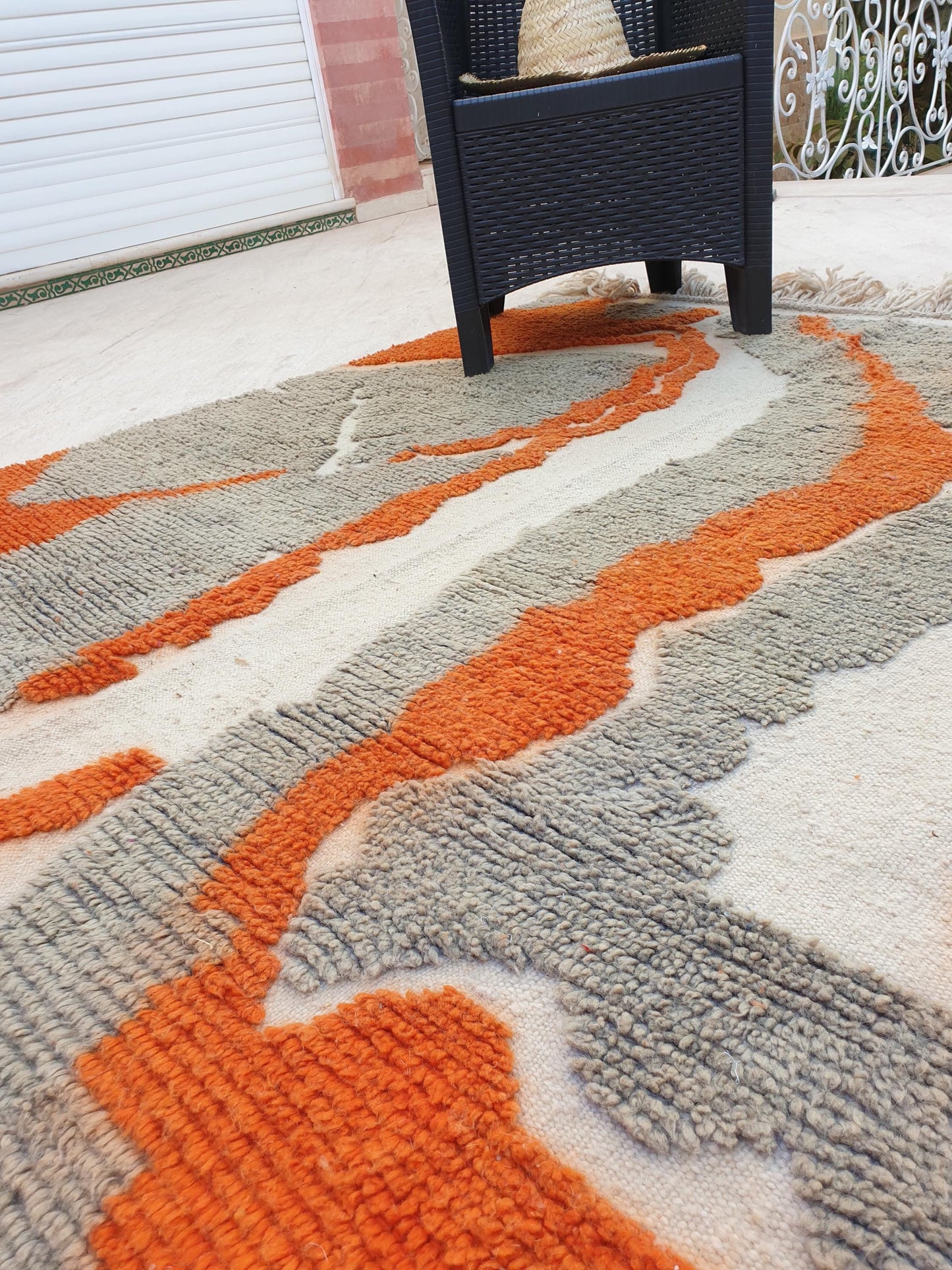 stunning abstract moroccan rug