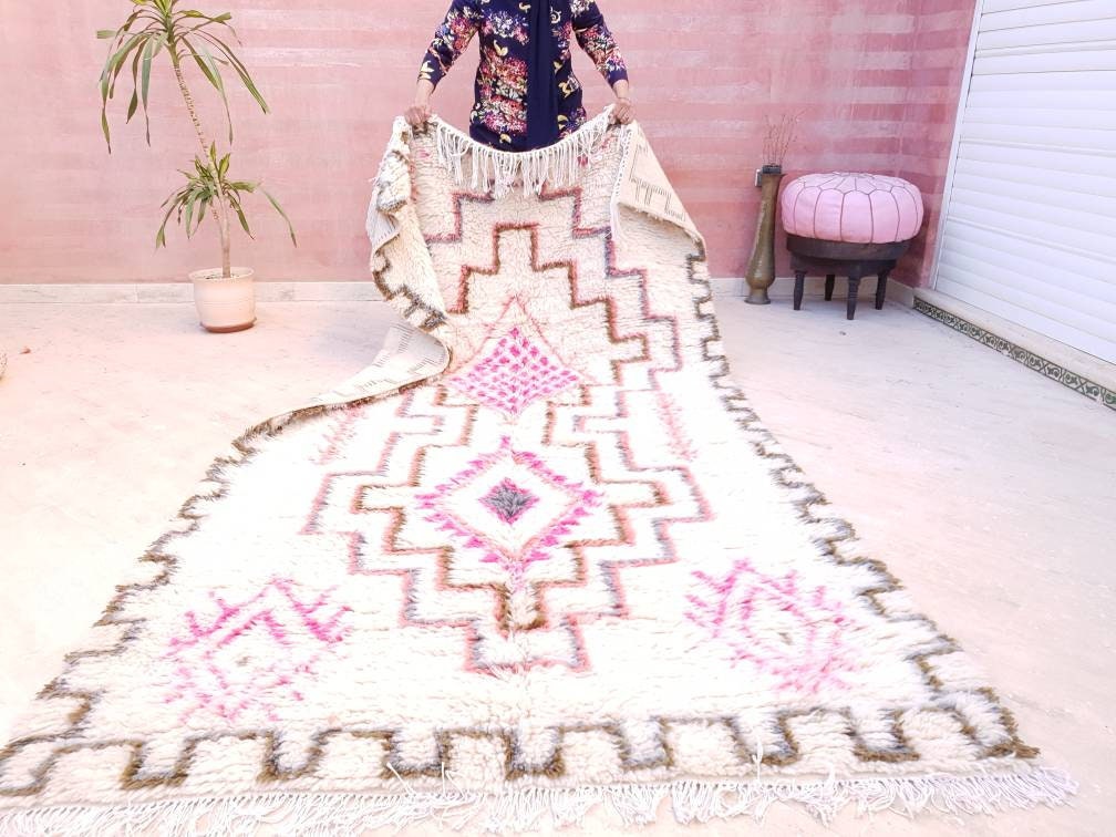 Finest Moroccan rug Azilal Rug by ME Pink rug, Pastels Designer rug Authentic High Atlas Rug bedroom rug living room rug nursery rug