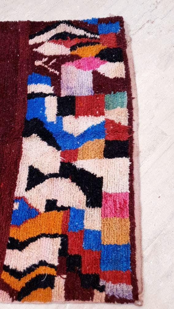 50% OFF CLOSING SALE Gorgeous Moroccan Rug "Refuge" 5.7x8.4 Boujaad rug  Handmade Berber Rug, beni ourain rug Super Pretty Wool rug
