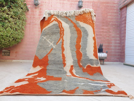 stunning abstract moroccan rug