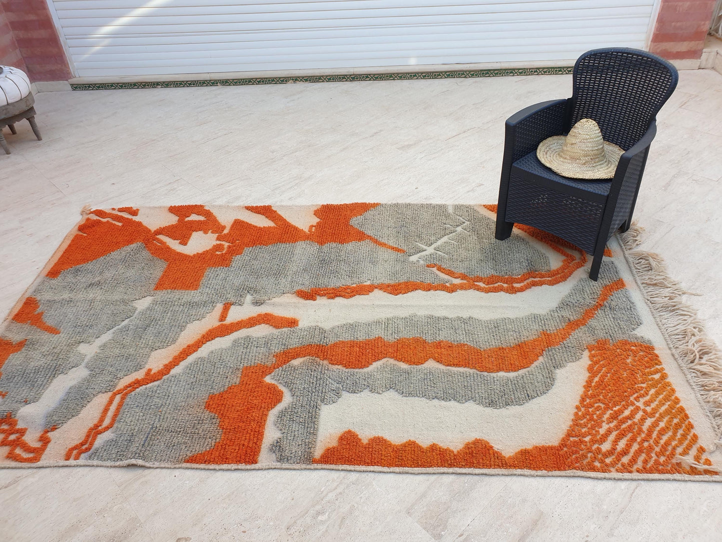 stunning abstract moroccan rug