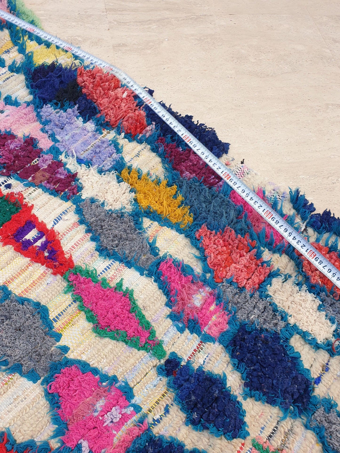 50% OFF CLOSING SALE Vintage Moroccan Rug 3x5.7 Gorgeous Vintage Boujaad Rug | Wool Berber Azilal Rug | Rare Tribal rug | accent rug