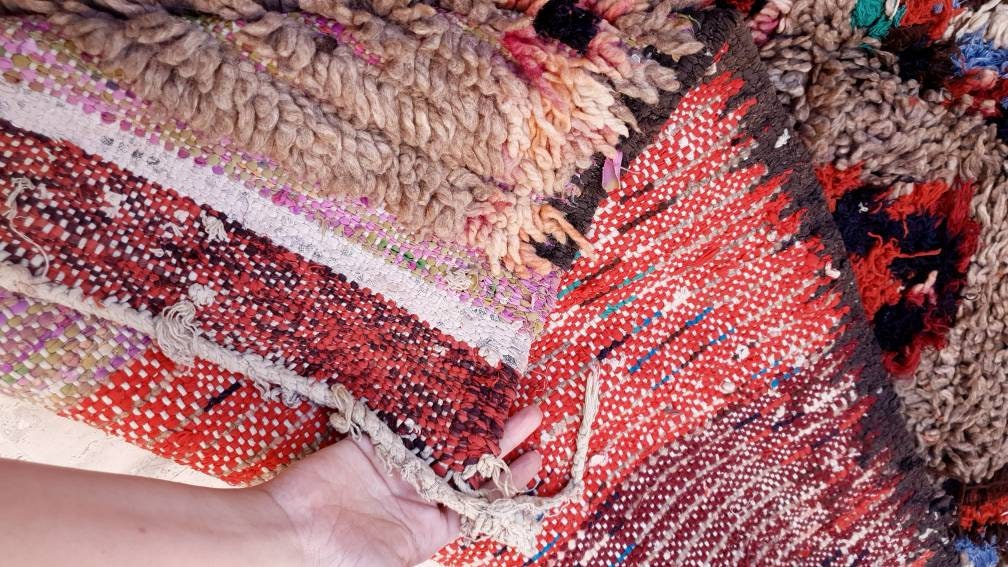 50% OFF CLOSING SALE Vintage Moroccan Rug 4.8x10.3 Gorgeous trubal rug, wool berber rug, boujad rug handmade rug living room berber rug