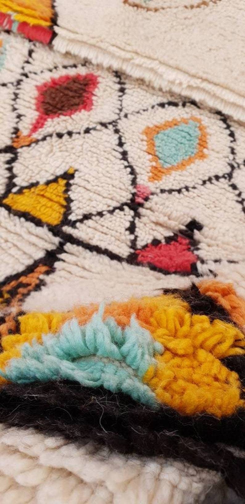 Softest Moroccan rug,Fine  Designer Azilal rug Amazing Authentic Berber morrocan rug Colorful rug bedroom rug nursery rug