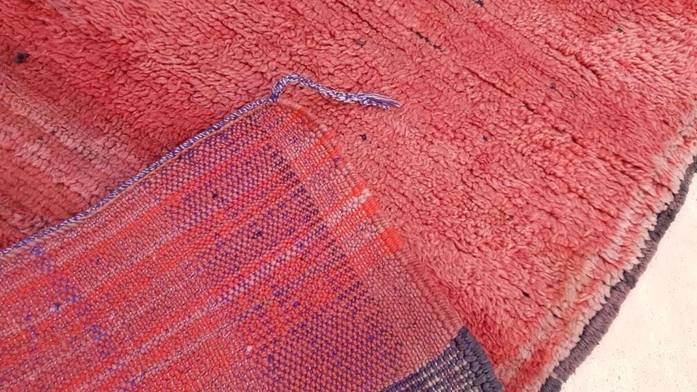 Vintage Moroccan Rug 3.2x12.5 Gorgeous Boujaad Unique runner Rug | Antique Entryway Rug | hallway rug