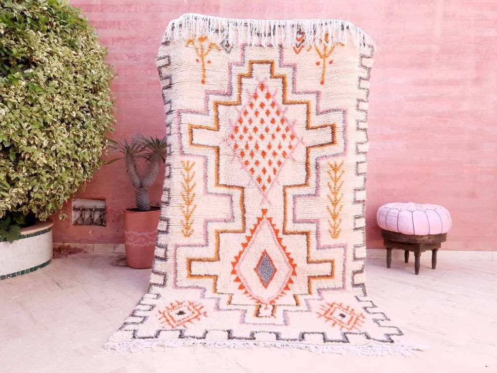Fine Moroccan rug, Original Artist rug by ME Azilal rug Zayania designer rug berber colorful rug  bedroom rug living room rug