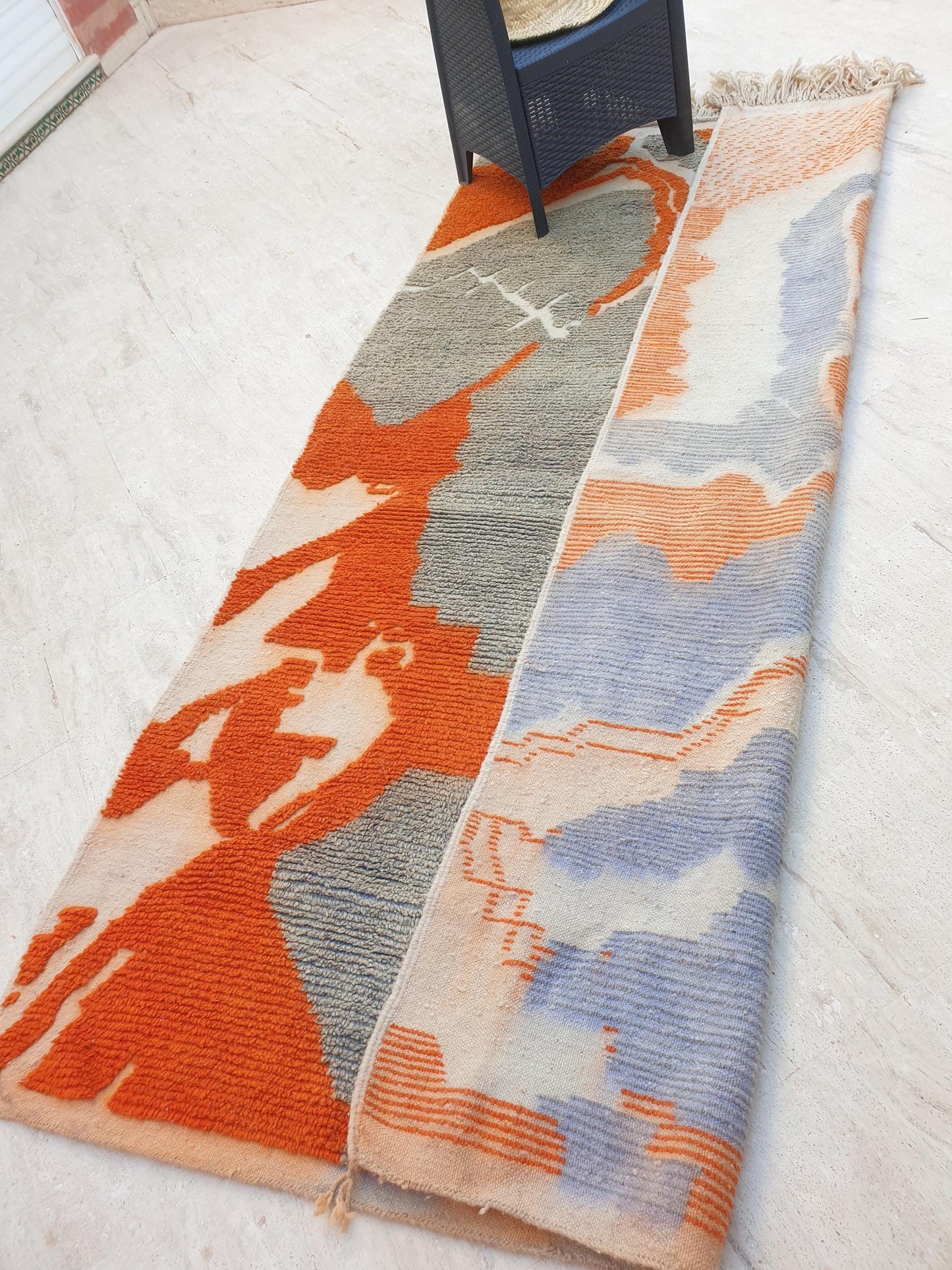 stunning abstract moroccan rug