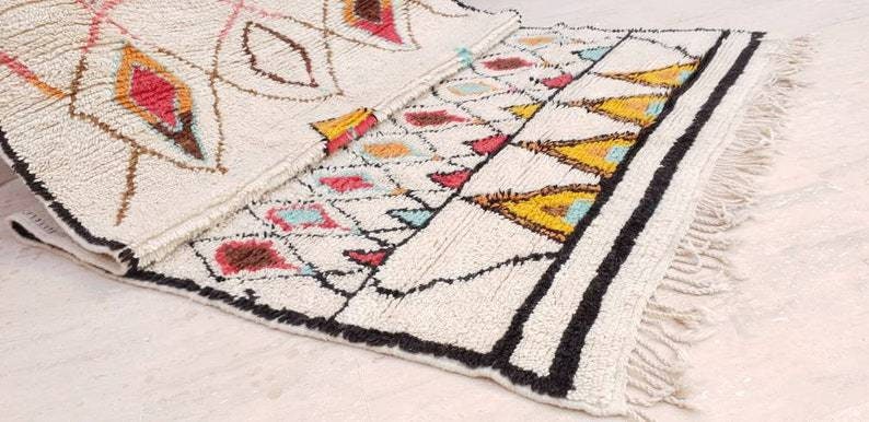 Softest Moroccan rug,Fine  Designer Azilal rug Amazing Authentic Berber morrocan rug Colorful rug bedroom rug nursery rug