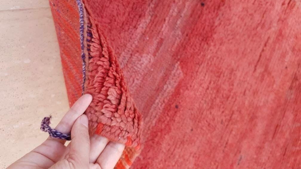 Vintage Moroccan Rug 3.2x12.5 Gorgeous Boujaad Unique runner Rug | Antique Entryway Rug | hallway rug