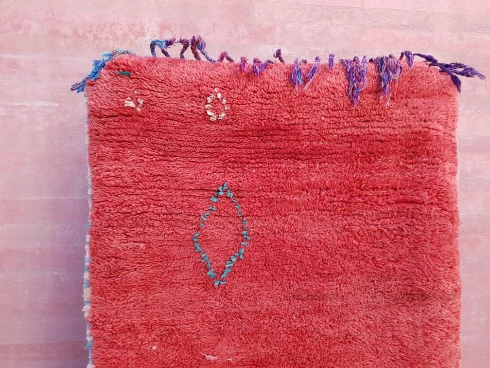 Vintage Moroccan Rug 3.2x12.5 Gorgeous Boujaad Unique runner Rug | Antique Entryway Rug | hallway rug