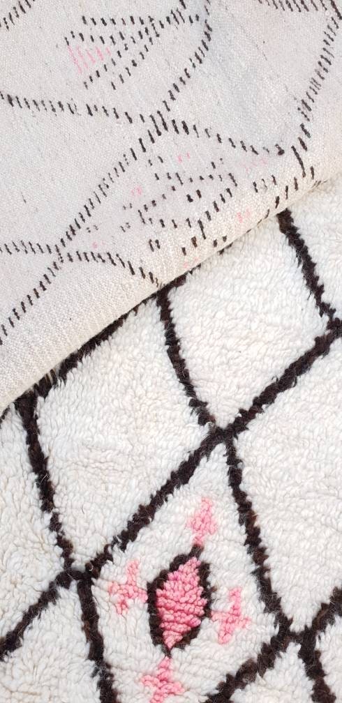 Unique Morrocan Rug 6.1x10 by Me, fine wool rug Moroccan Artist rug bedroom rug living room rug, finest wool rug beni ourain rug, azilal rug