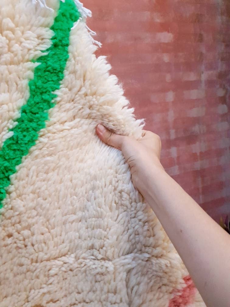 Softest Moroccan rug, 8.3x10 Gorgeous Large Azilal rug Authentic Berber morrocan rug Colorful rug bedroom rug