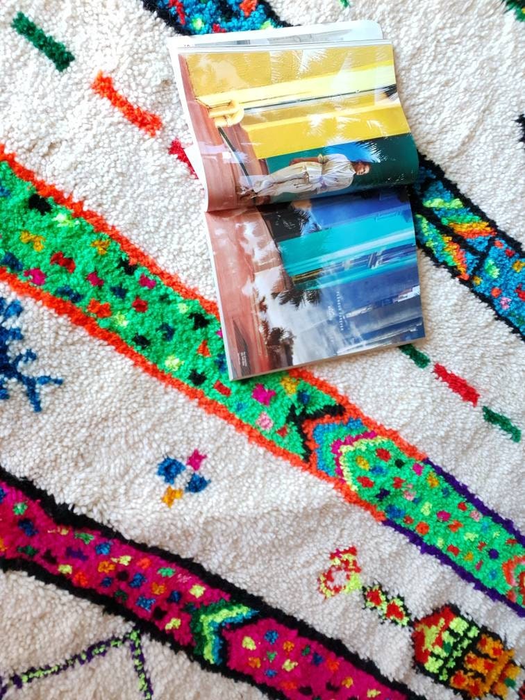 50% OFF CLOSING SALE Fine Moroccan Rug 5x9 Authentic Beni Ourain Rug, Unique Berber handmade rug  living room rug bedroom rug nursery rug