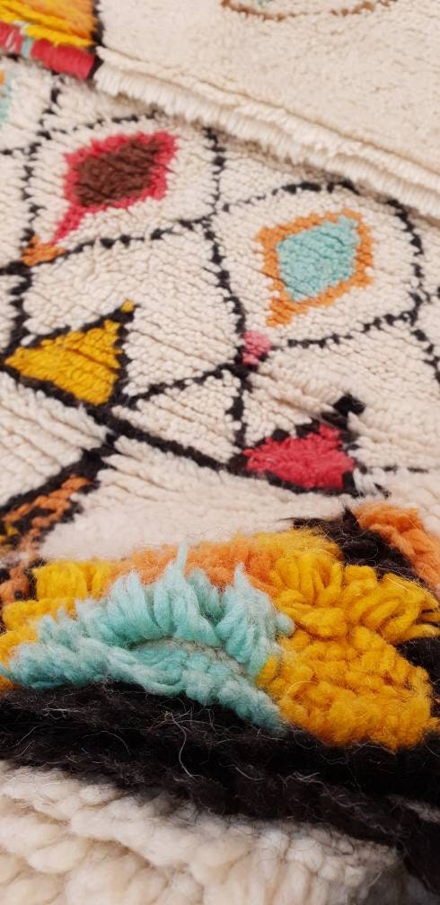 Gorgeous Moroccan Rug, Soft Designer by ME Berber Azilal Rug, beni ourain rug, Authentic rug Nursery rug bedroom rug  living room rug