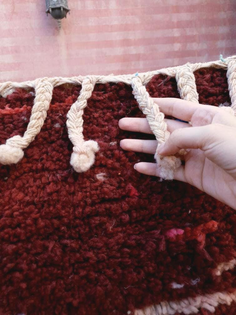 50% OFF CLOSING SALE Gorgeous Moroccan Rug "Refuge" 5.7x8.4 Boujaad rug  Handmade Berber Rug, beni ourain rug Super Pretty Wool rug