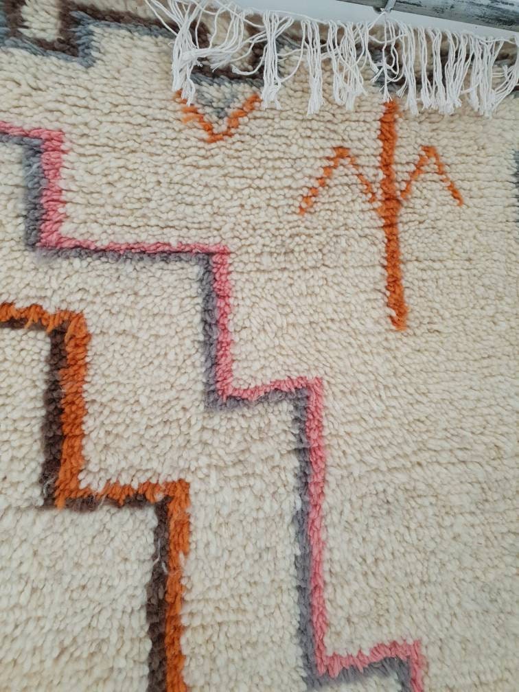 Fine Moroccan rug, Original Artist rug by ME Azilal rug Zayania designer rug berber colorful rug  bedroom rug living room rug