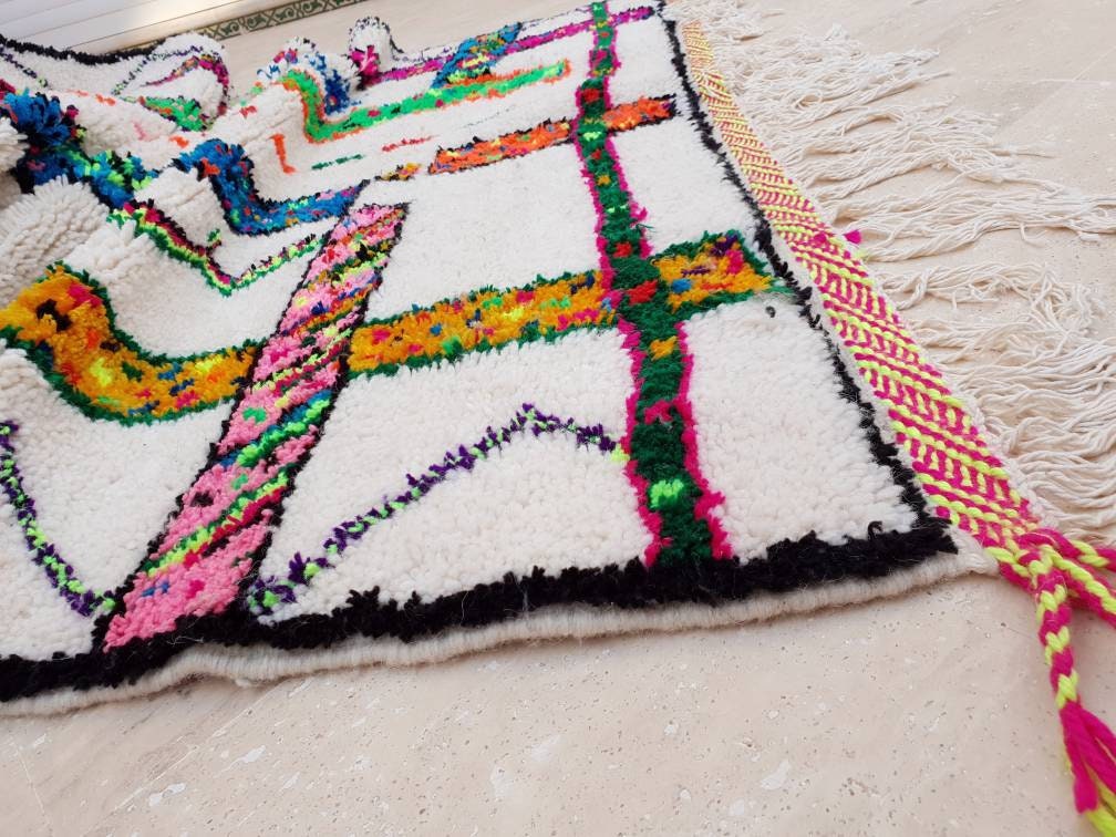 50% OFF CLOSING SALE Fine Moroccan Rug 5x9 Authentic Beni Ourain Rug, Unique Berber handmade rug  living room rug bedroom rug nursery rug