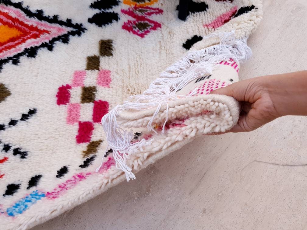 Fine Moroccan rug, 5x8.5 Original Artist rug BY ME, Azilal rug Designer rug Berber colorful rug morrocan rug Bedroom rug living room rug