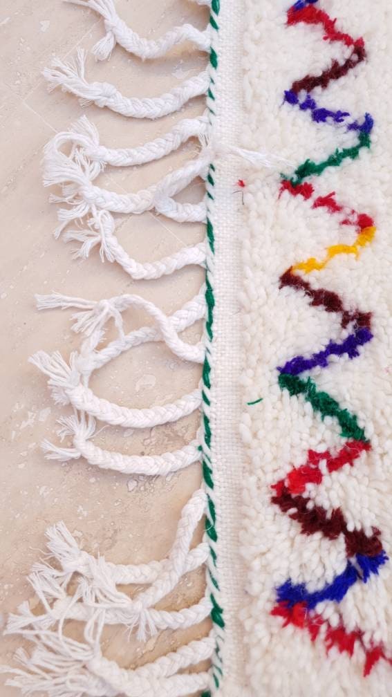 Moroccan rug, Azilal rug "Candy Castle" Colorful Rug Berber wool rug, bedroom rug living room rug nursery bedside children rug