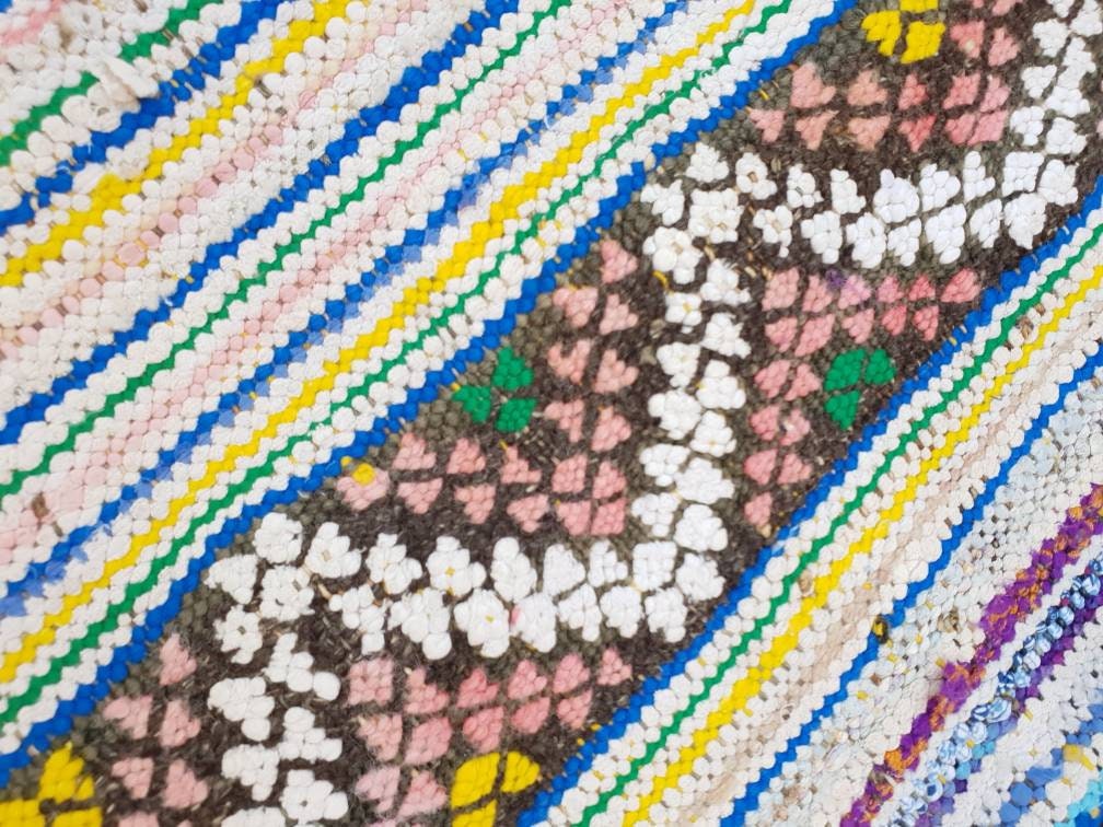 Vintage Moroccwn rug, Kilim Rug 2.9x8.7 Vintage Morrocan kilim Rug, berber rug bedroom rug living room rug boho rug hallway rug boujaad rug